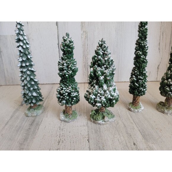 Dept 56 52614 Snowy Evergreen tree Village accessory xmas - Picture 3 of 7